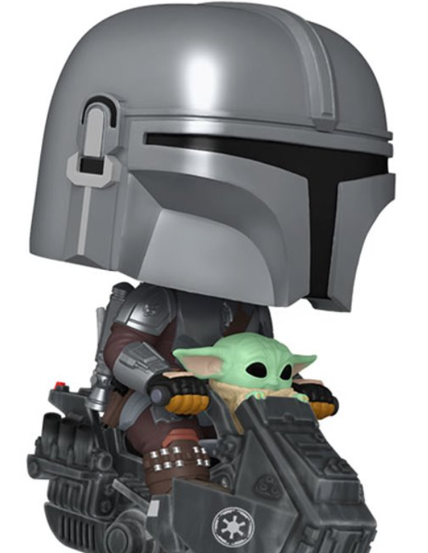 The Mandalorian | Mandalorian with Grogu on AT-RT