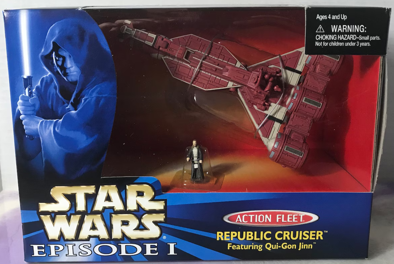 Republic Cruiser featuring Qui-Gon Jinn