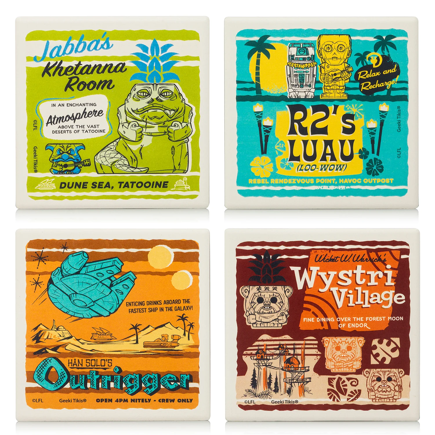 Coasters 4-Pack Series 2