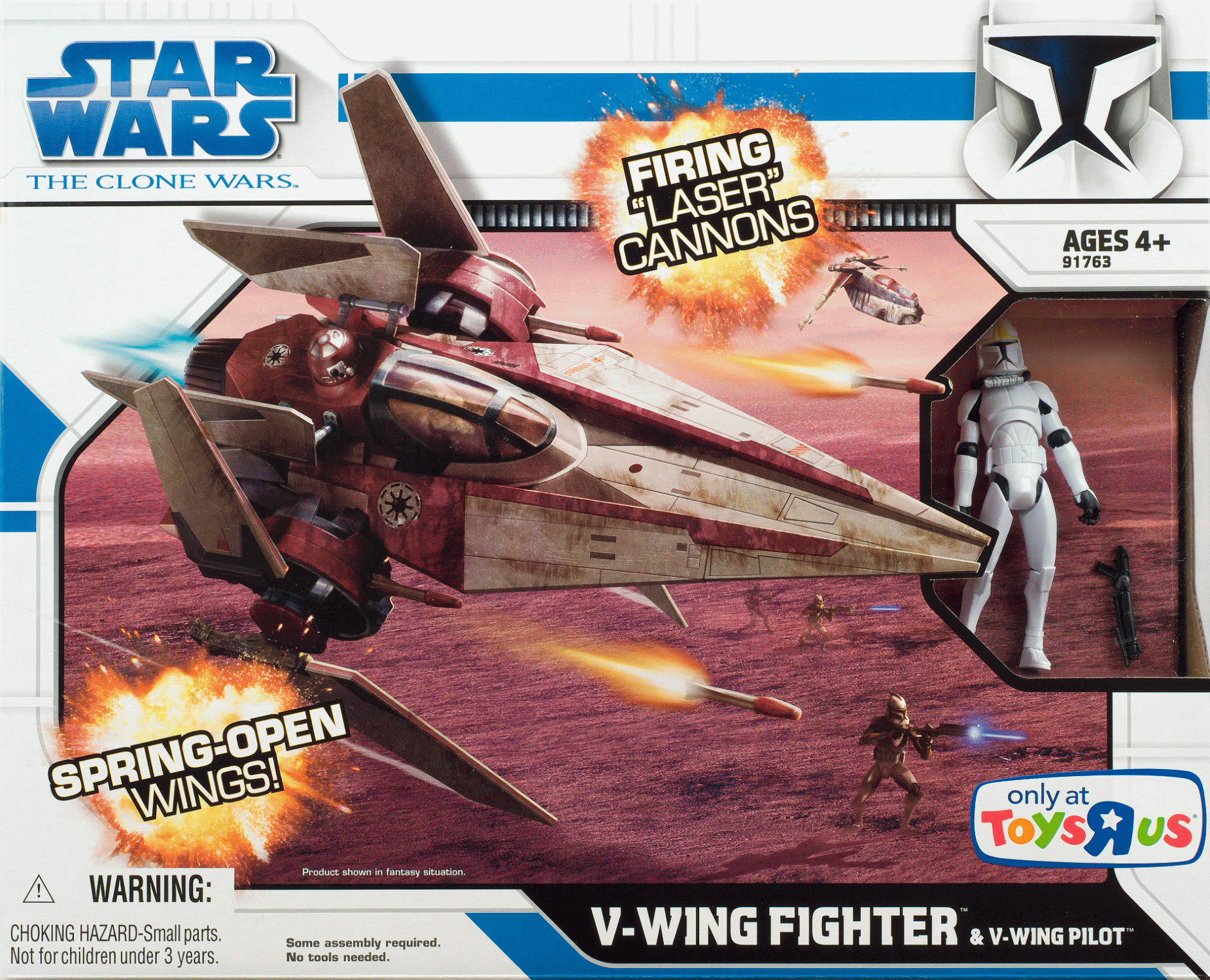 V-Wing Starfighter and V-Wing Pilot