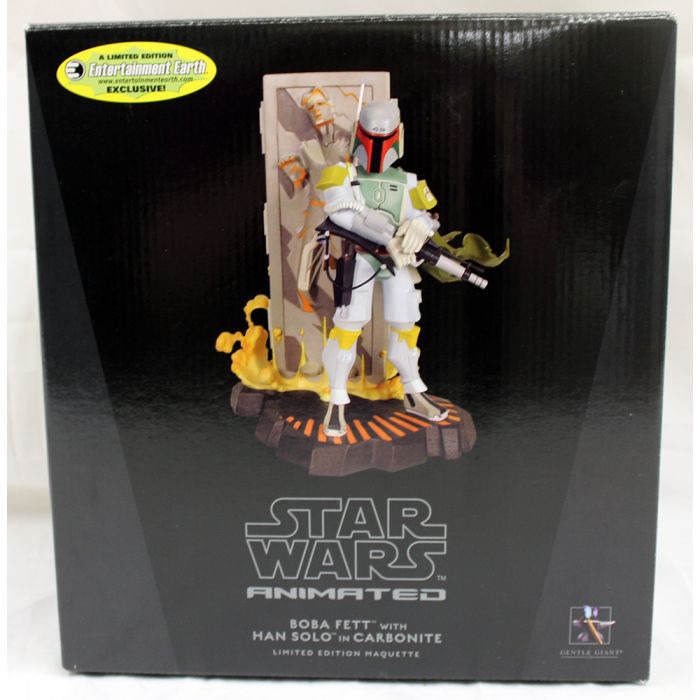 Boba Fett with Han Solo in Carbonite
