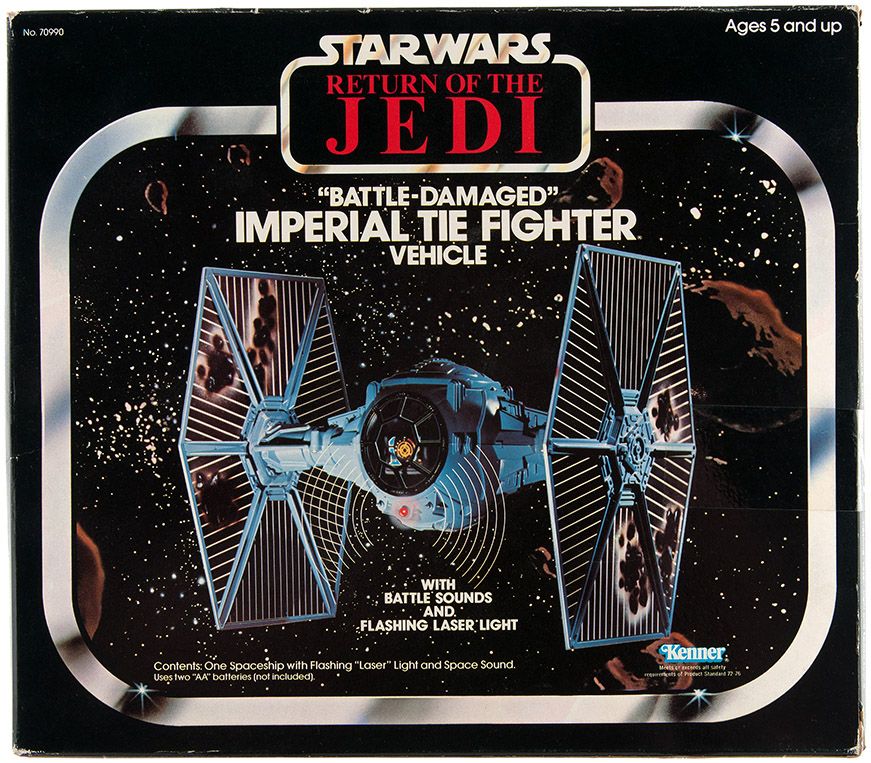 Battle Damaged Imperial TIE Fighter