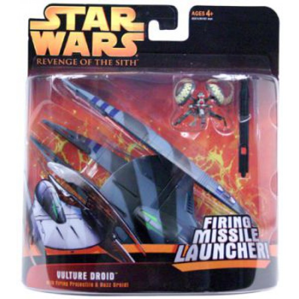 Vulture Droid (Firing Missle Launcher - blue)