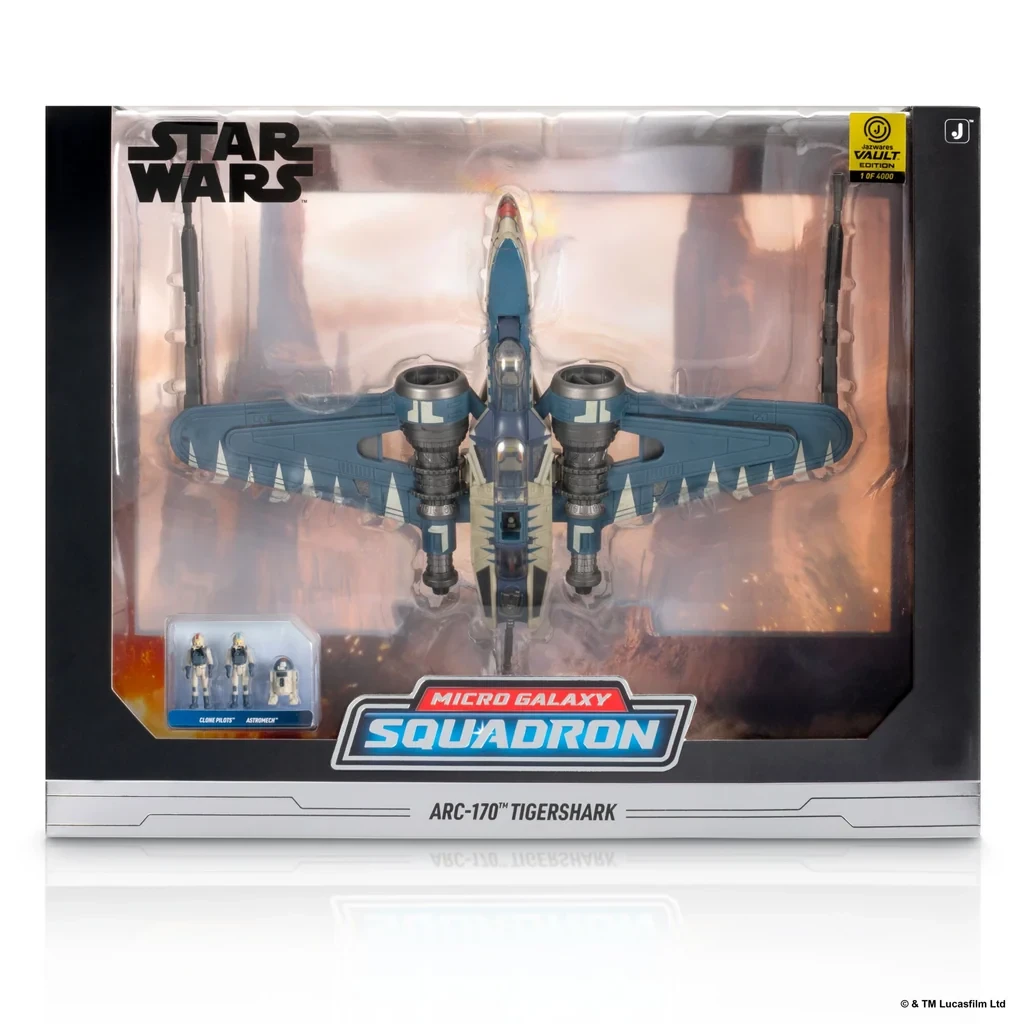ARC-170 Tigershark - Micro Galaxy Squadron Starfighter Class LE0018