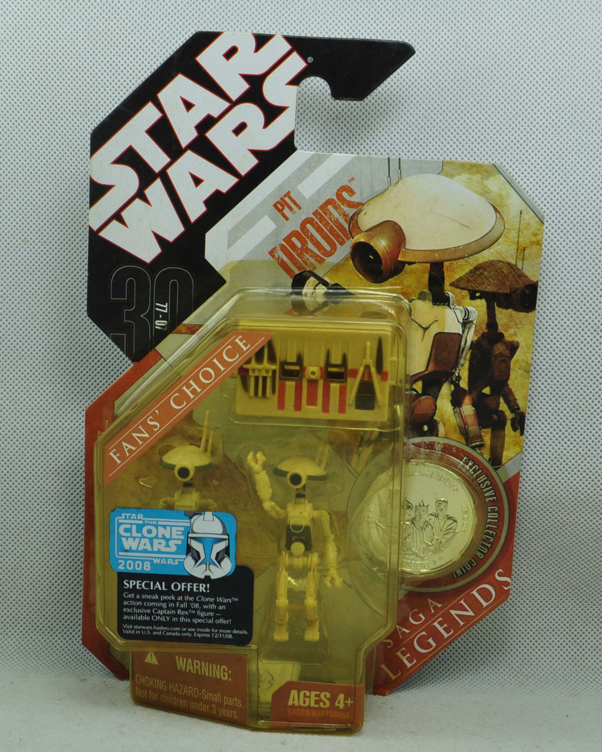 Pit Droids (white, sitting)