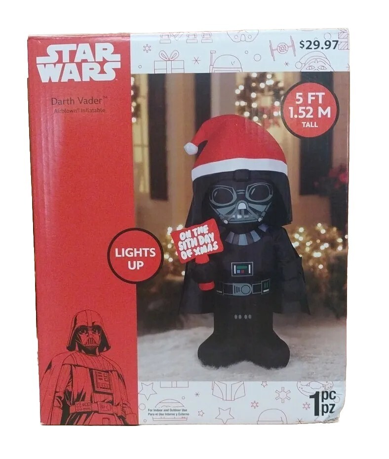 On the Sith Day of Christmas - Star Wars Gemmy Airblown Inflatable Yard Figures 