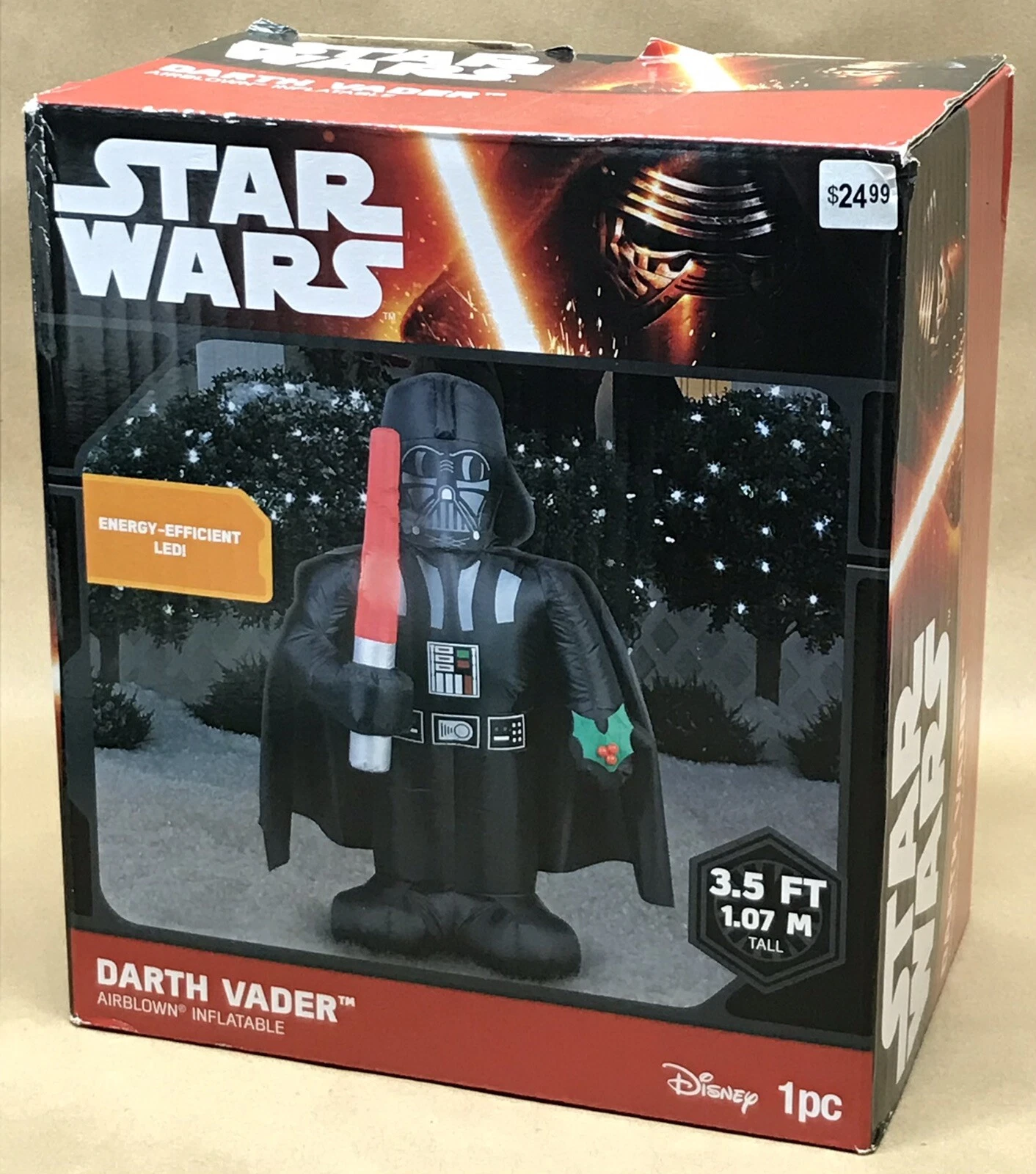 Darth Vader (Holly) - Star Wars Gemmy Airblown Inflatable Yard Figures 