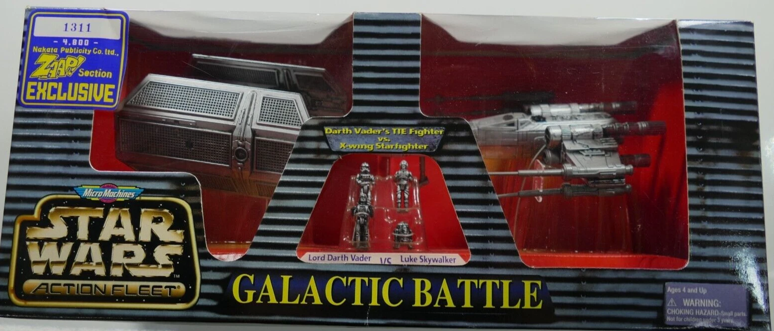 Darth Vader's TIE Fighter vs Luke's X-Wing