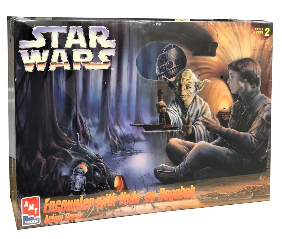 Encounter with Yoda on Dagobah - Star Wars AMT/ERTL