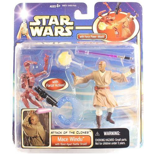 Battle Droid (BlastApart red) Mace Windu with BlastApart Battle