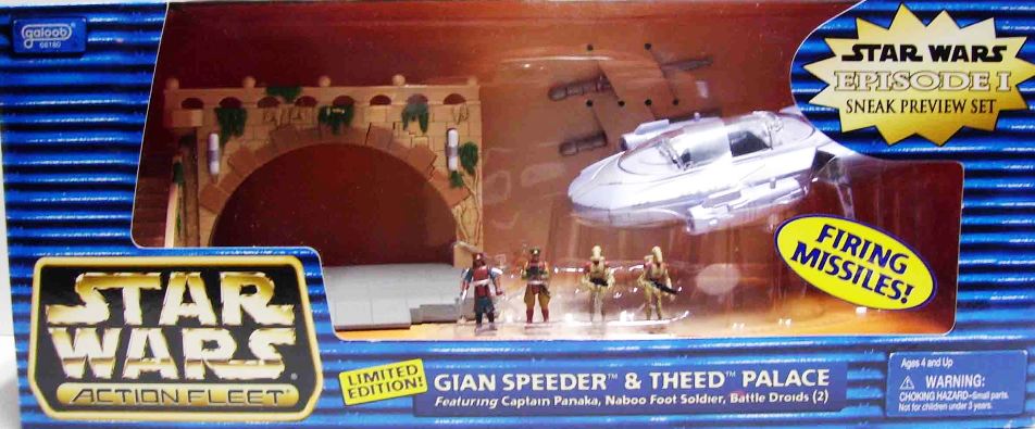 Gian Speeder & Theed Palace