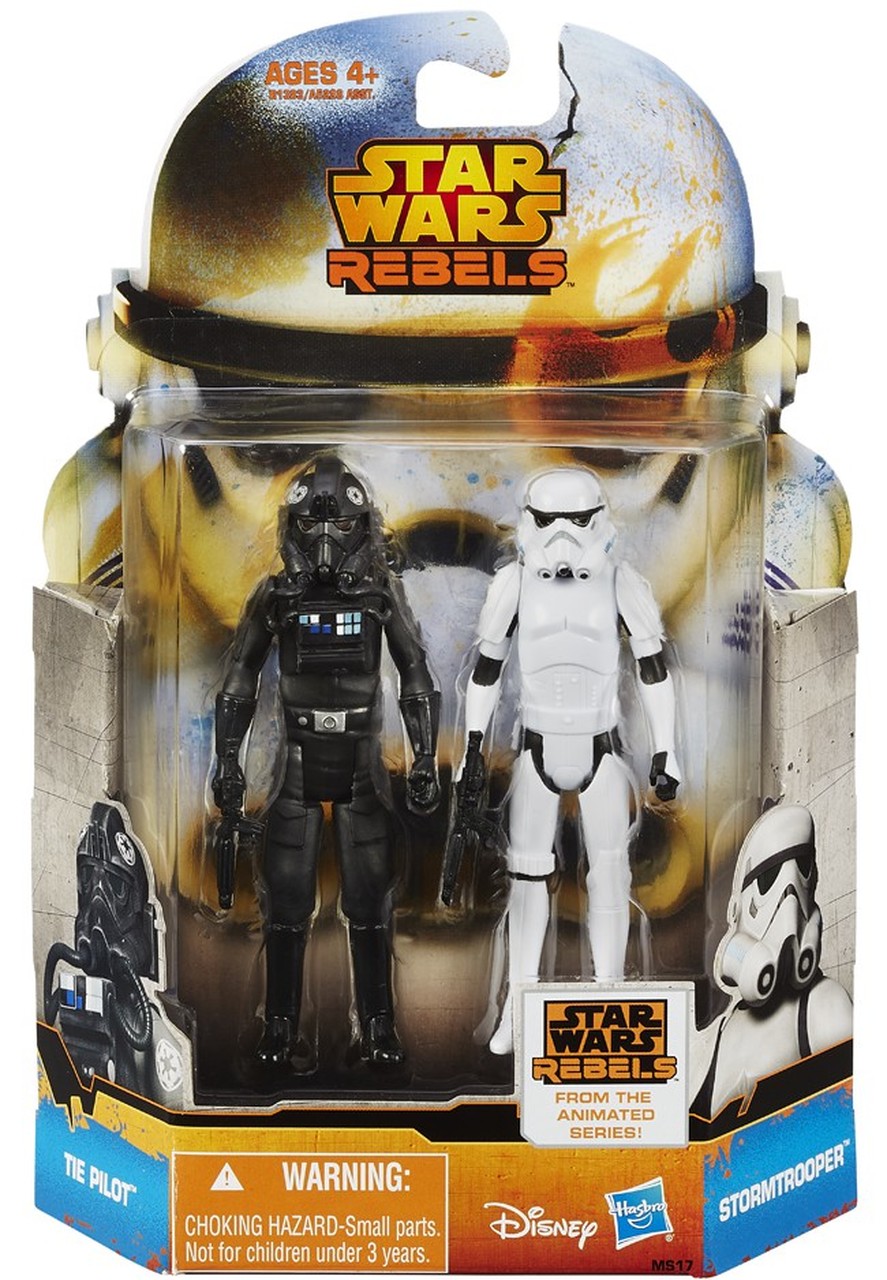 TIE Pilot and Stormtrooper